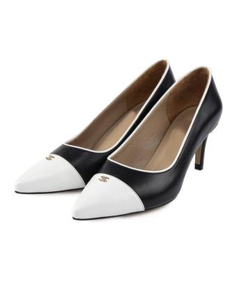 كفش پاشنه بلند زنانه چرم طبيعي لرد مدل C14