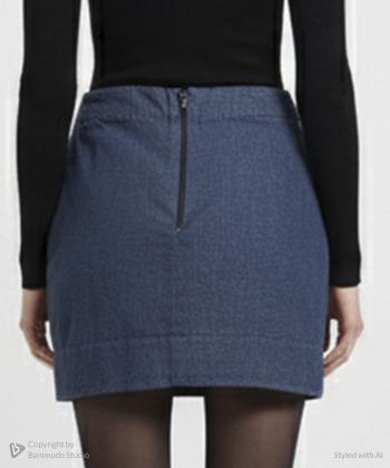 دامن کوتاه جین زنانه ریس مدل 1080002