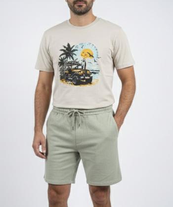 ست تیشرت و شلوارک راحتی مردانه سه دو مدل 6WM37NT2471