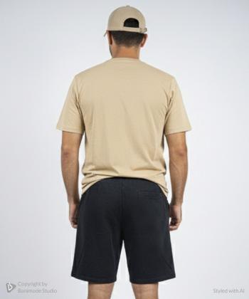 ست تیشرت و شلوارک راحتی مردانه سه دو مدل 6WM37NT2461