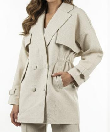 مانتو کژوال کوتاه زنانه مدل 1006011