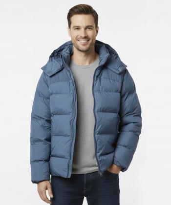 کاپشن کلاه دار مردانه جوتی جینز مدل 53522100