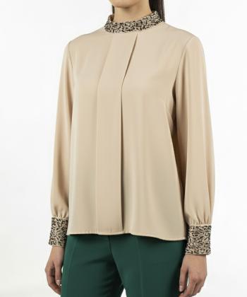 بلوز آستین بلند زنانه ریسانی مدل 2327