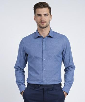 پیراهن آستین بلند مردانه زاگرس مدل 10300159