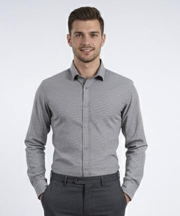 پیراهن آستین بلند مردانه زاگرس مدل 10300214