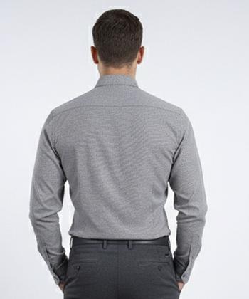 پیراهن آستین بلند مردانه زاگرس مدل 10300214