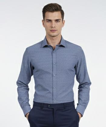 پیراهن آستین بلند مردانه زاگرس مدل 10300298