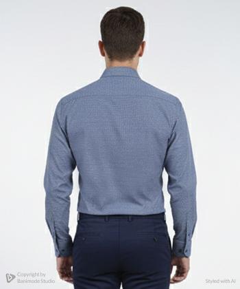 پیراهن آستین بلند مردانه زاگرس مدل 10300298