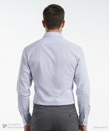 پیراهن آستین بلند مردانه سرا آلبا مدل 842