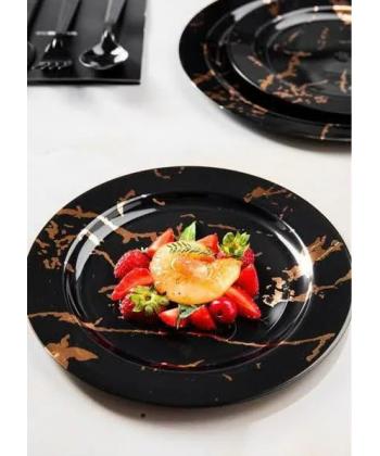 بشقاب چندبارمصرف طرح ماربل هانيمان سري پيكنيك پرايم