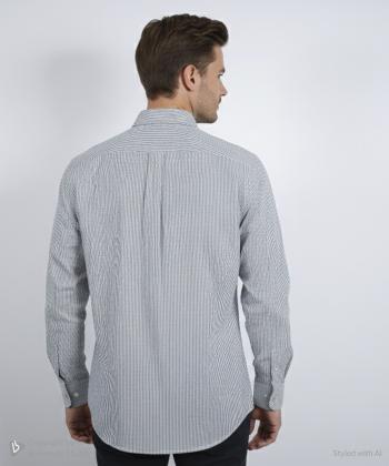 پيراهن آستين بلند مردانه سرا آلبا كد 860