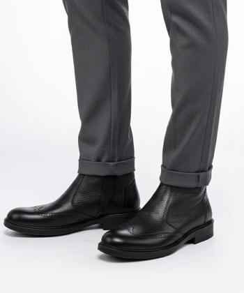 نیم بوت چرم مردانه ال آر سی مدل 3099