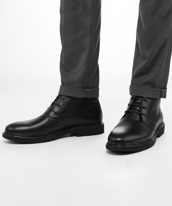 نیم بوت چرم مردانه ال آر سي مدل 3084