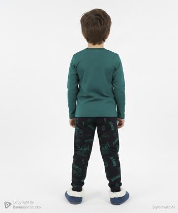 ست تیشرت و شلوار پسرانه سه دو مدل 6WK37NT2321