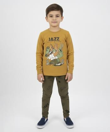 ست تیشرت و شلوار پسرانه سه دو مدل 6WK37NT2331