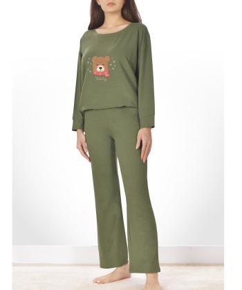 ست بلوز آستين بلند و شلوار زنانه ناربن كد WS3979