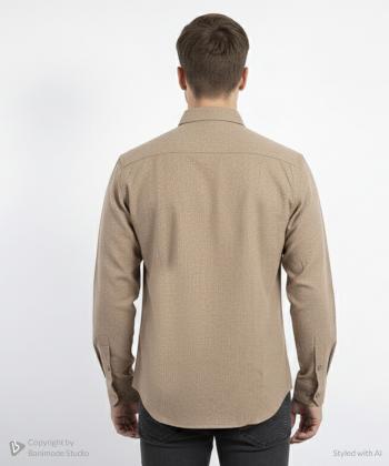 پیراهن آستین بلند مردانه ال آر سی مدل 165423