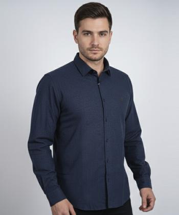 پیراهن آستین بلند مردانه ال آر سی مدل 165423