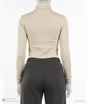 تيشرت آستين بلند زنانه سه دو كد 6WW63NT2651