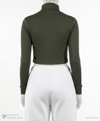 تيشرت آستين بلند زنانه سه دو كد 6WW63NT2651