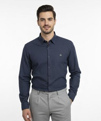 پیراهن آستین بلند مردانه ال آر سی مدل 165423