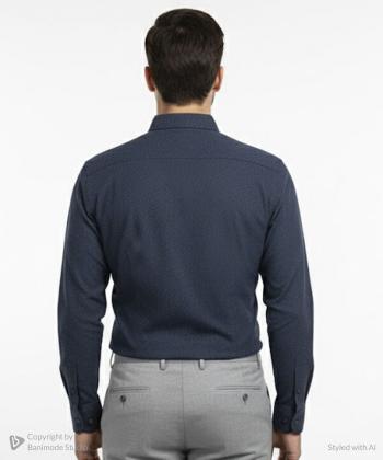 پیراهن آستین بلند مردانه ال آر سی مدل 165423