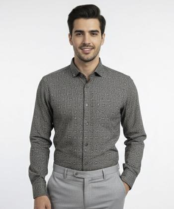 پیراهن آستین بلند مردانه ال آر سی مدل 165603