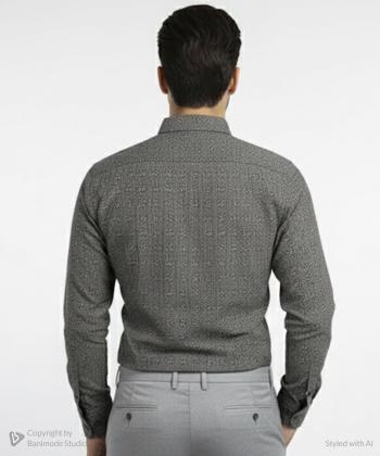 پیراهن آستین بلند مردانه ال آر سی مدل 165603