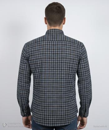 پیراهن آستین بلند مردانه ال آر سی مدل 165416