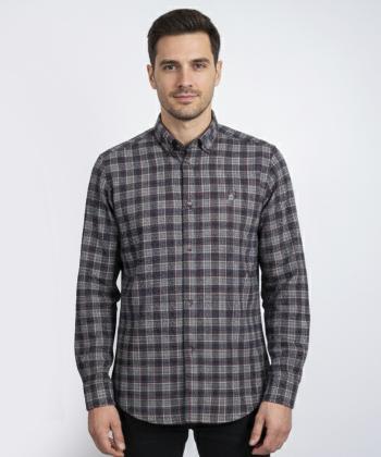 پیراهن آستین بلند مردانه ال آر سی مدل 165416