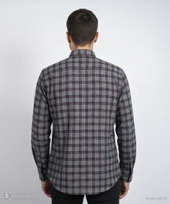 پیراهن آستین بلند مردانه ال آر سی مدل 165416