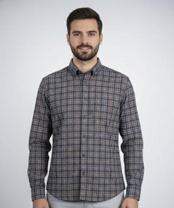 پیراهن آستین بلند مردانه ال آر سی مدل 165416