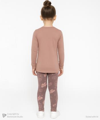 ست تیشرت و شلوار دخترانه سه دو مدل 6WK37NT2391