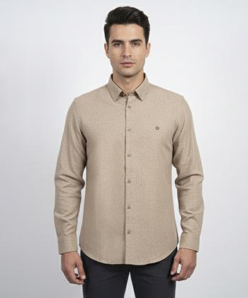 پیراهن آستین بلند مردانه ال آر سی مدل 165423