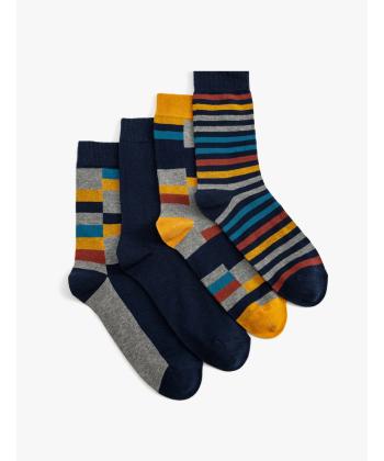 جوراب ساق بلند مردانه كوتون كد 6WAM80029AA