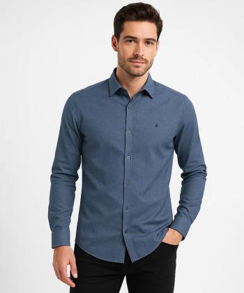 پیراهن آستین بلند مردانه ال آر سی مدل 165423