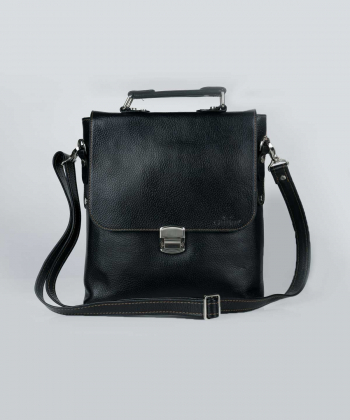 کیف دوشی مردانه چرم طبیعی شیفر Shifer مدل 9514A