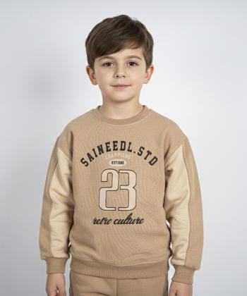 تیشرت آستین بلند پسرانه مندوست مدل 16305