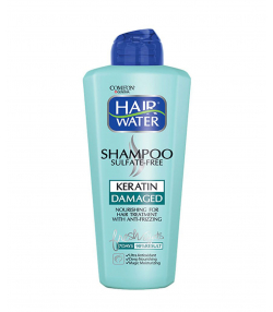 شامپو بدون سولفات کراتینه موهای آسیب دیده کامان Comeon سری Hair Water حجم 400 میلی لیتر