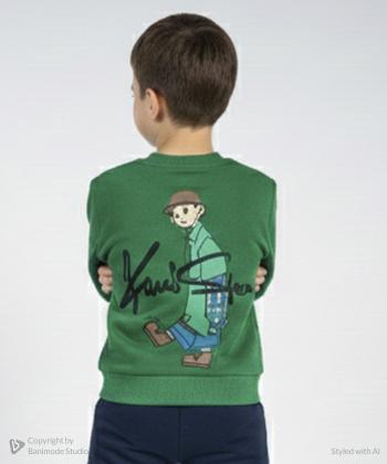 تيشرت آستين بلند پسرانه مندوست كد 17202