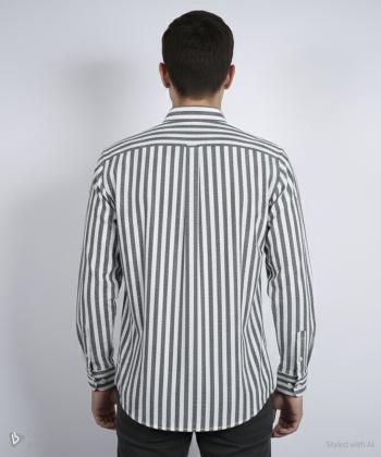 پيراهن آستين بلند مردانه فريولي كد 11106