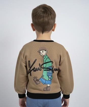 تيشرت آستين بلند پسرانه مندوست كد 17202