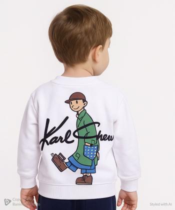 تيشرت آستين بلند پسرانه مندوست كد 17202