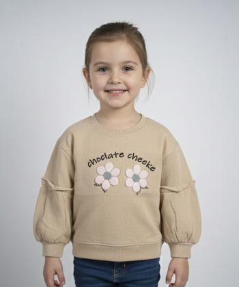 بلوز نخ پنبه دخترانه مندوست مدل 16310