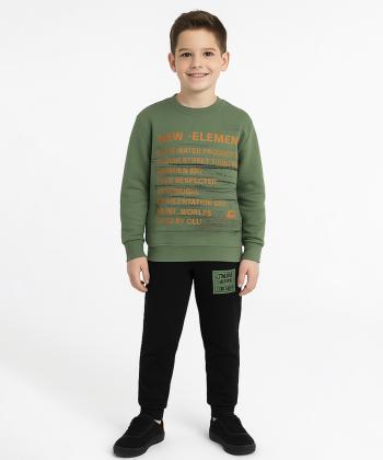 سویشرت و شلوار نخ پنبه پسرانه مندوست مدل 10750