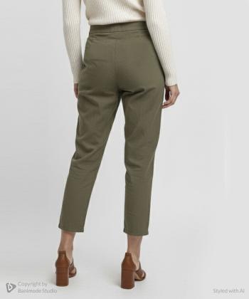 شلوار کتان زنانه ریس کد 1036027