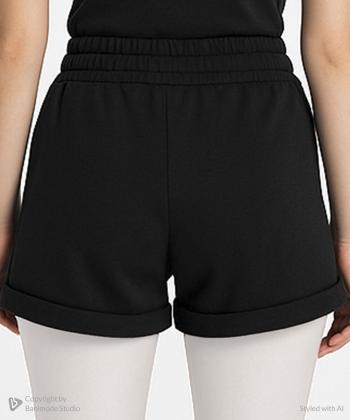 شلوارک ورزشی زنانه مل اند موژ مدل MEL-W09122