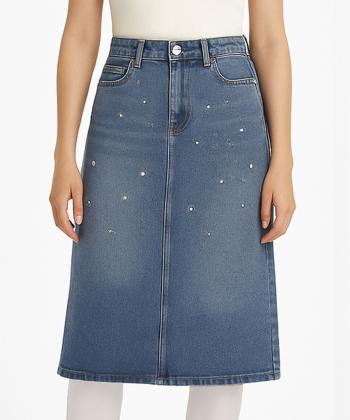 دامن بلند زنانه جوتی جینز مدل 53742119