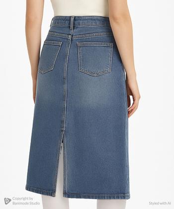 دامن بلند زنانه جوتی جینز مدل 53742119