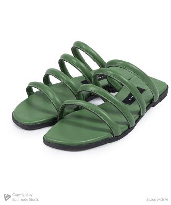 صندل زنانه چرم وگن آرتمن مدل مسی